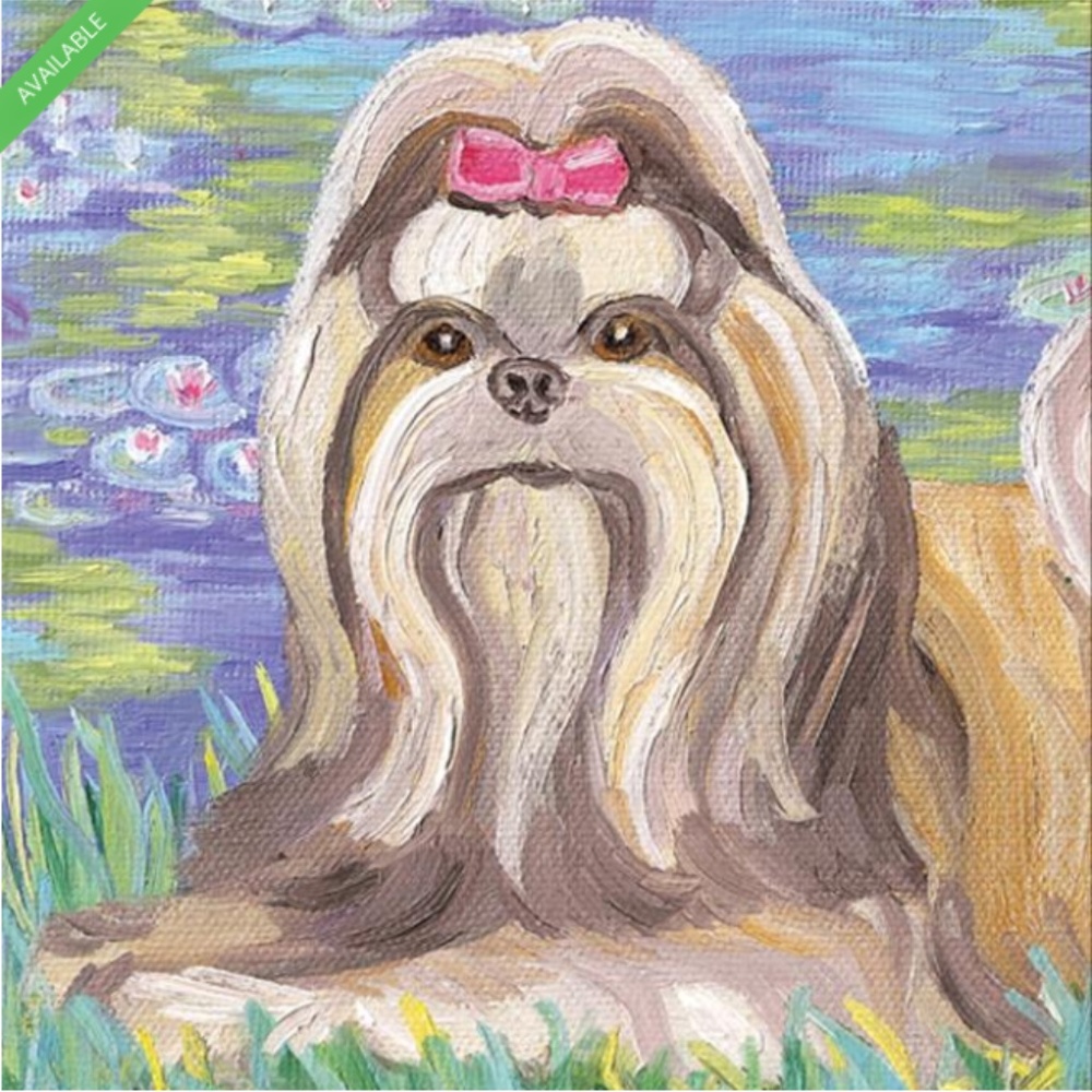 Toland Home Garden 102632 Bonnet Shih Tzu 28 X 40" - Picture 1 of 2